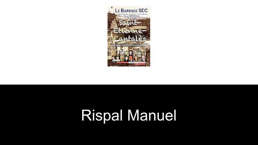 livres de Rispal Manuel