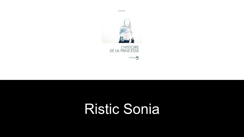 livres de Ristic Sonia