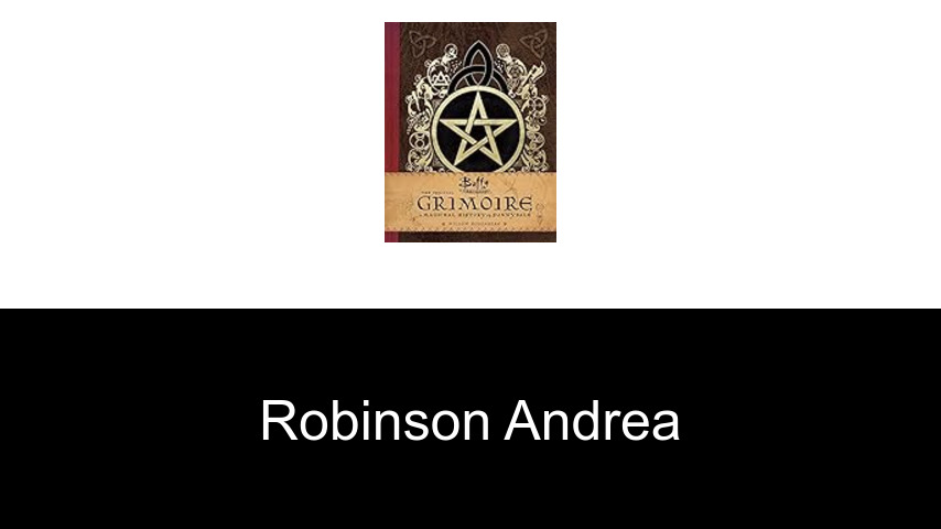 livres de Robinson Andrea