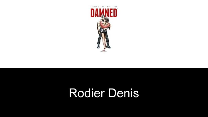 livres de Rodier Denis