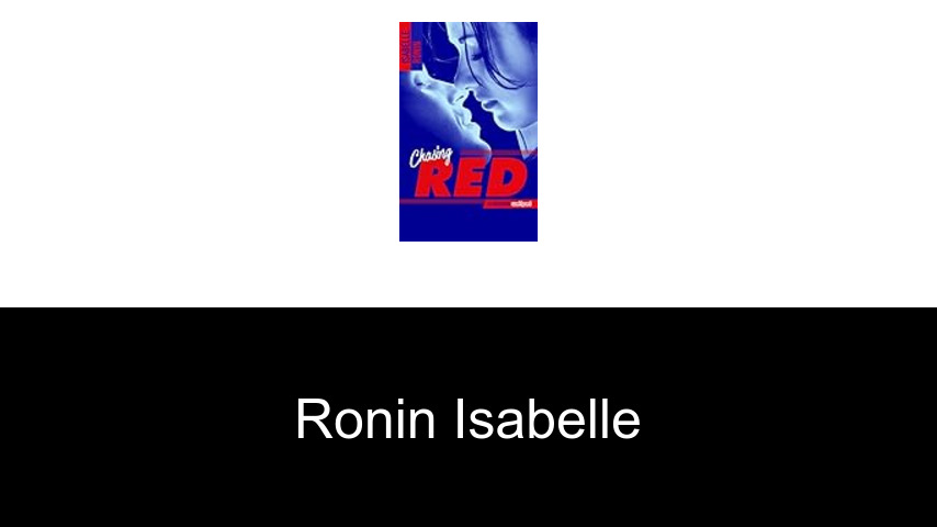 livres de Ronin Isabelle