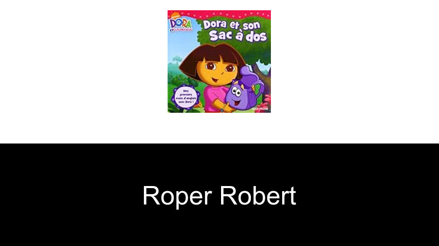 livres de Roper Robert