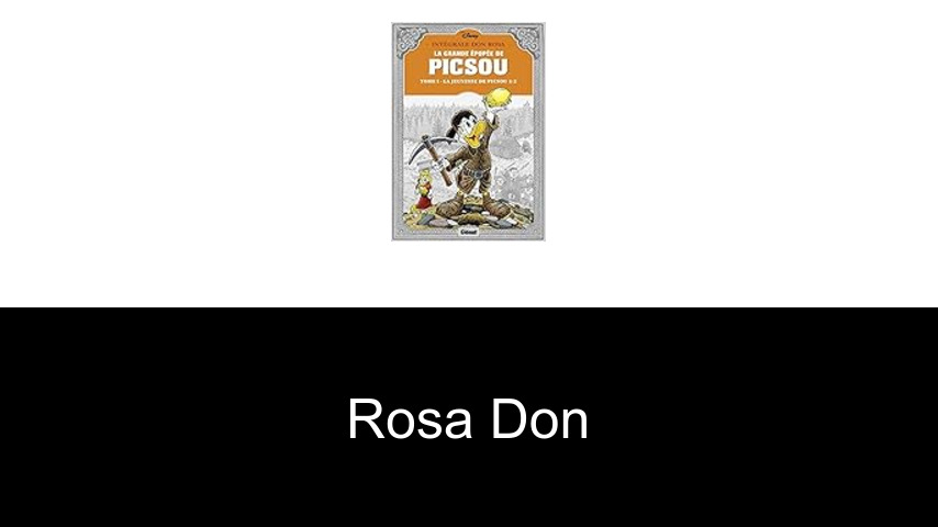 livres de Rosa Don