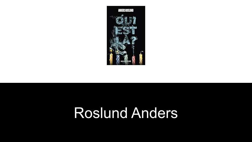 livres de Roslund Anders