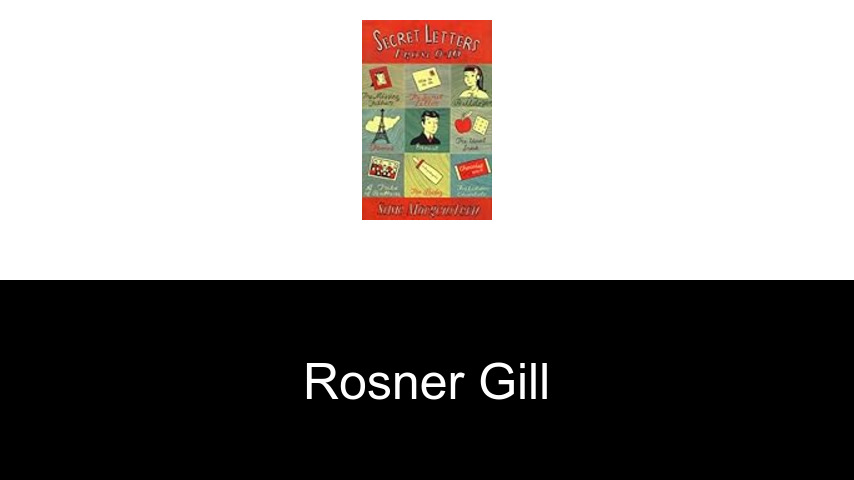 livres de Rosner Gill