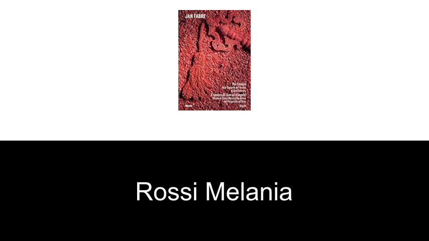 livres de Rossi Melania