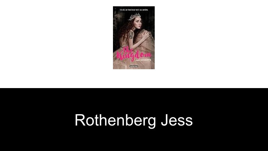 livres de Rothenberg Jess