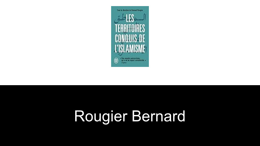 livres de Rougier Bernard