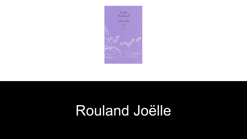 livres de Rouland Joëlle