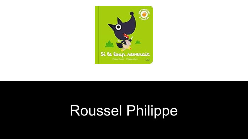 livres de Roussel Philippe