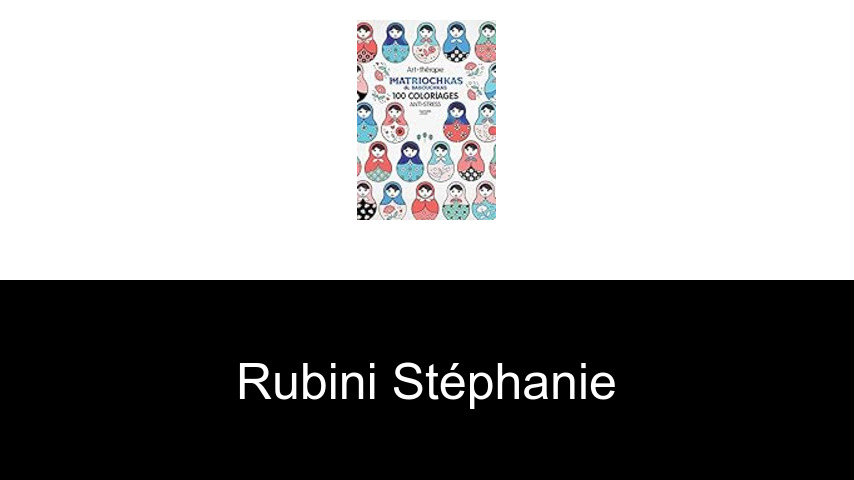 livres de Rubini Stéphanie