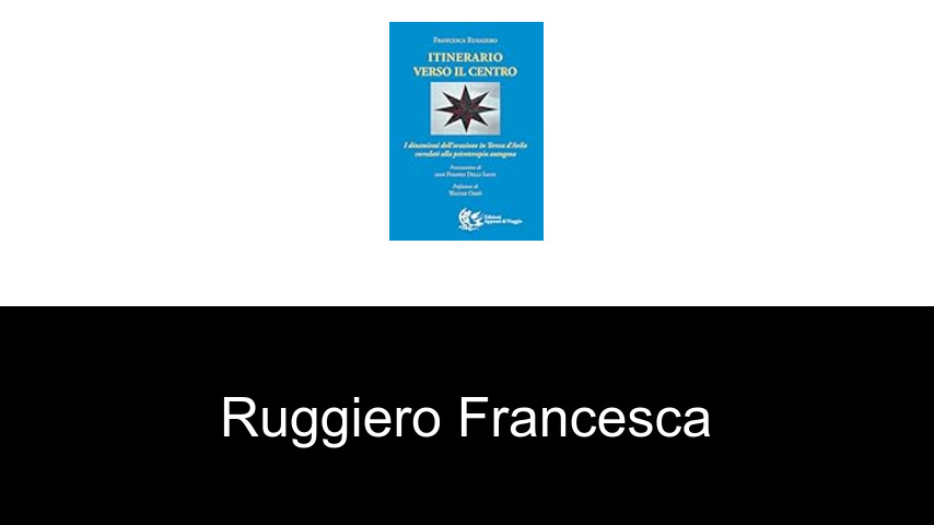 livres de Ruggiero Francesca