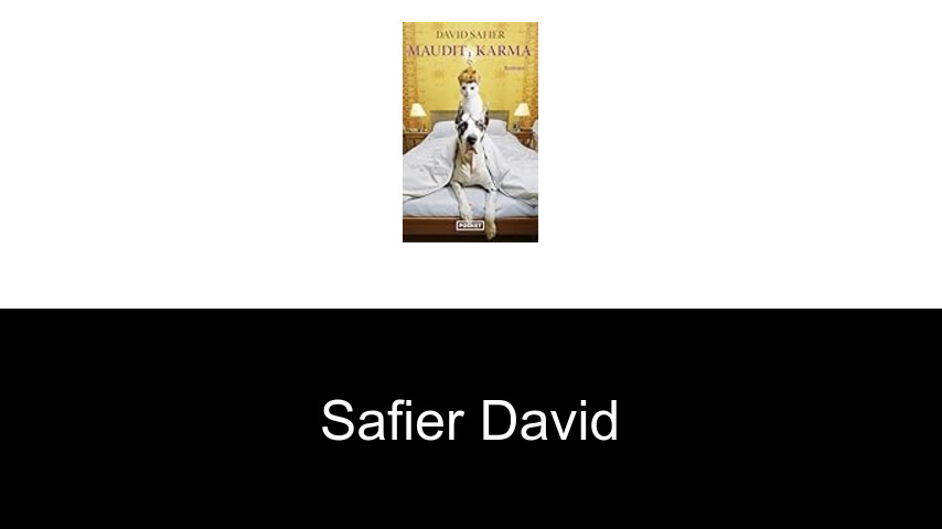 livres de Safier David