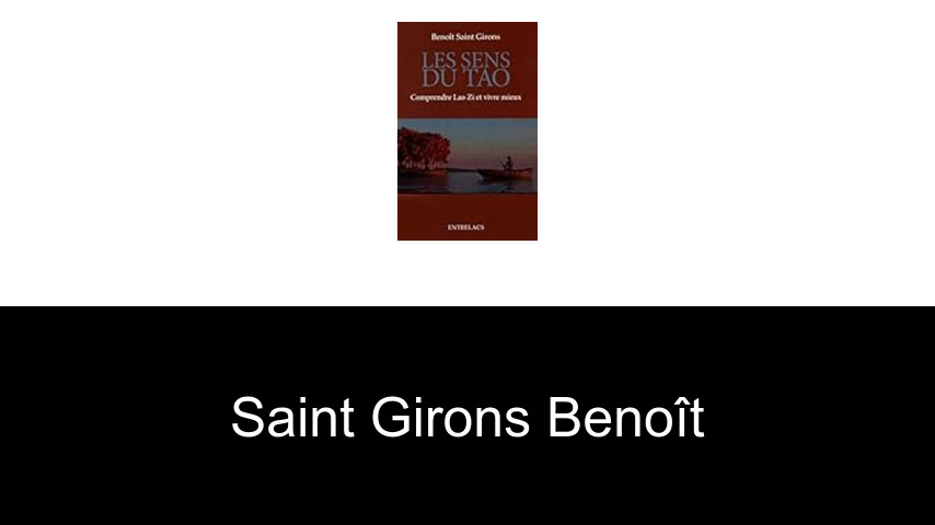 livres de Saint Girons Benoît