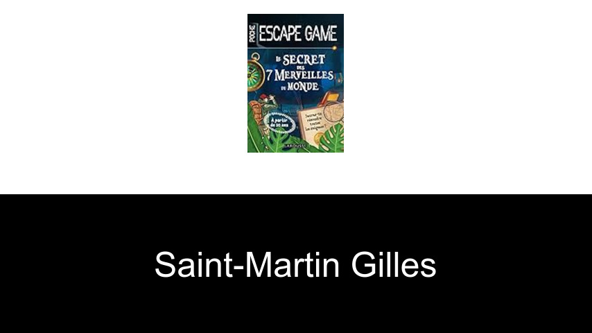 livres de Saint-Martin Gilles