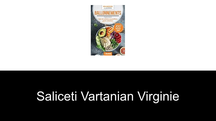 livres de Saliceti vartanian Virginie