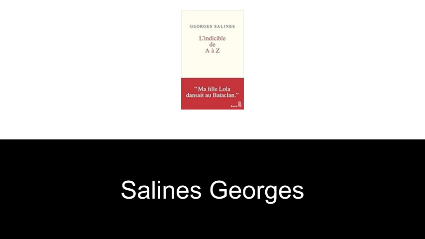 livres de Salines Georges