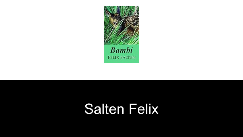 livres de Salten Felix