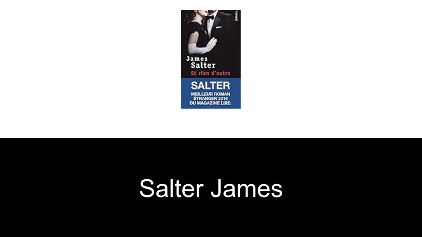 livres de Salter James