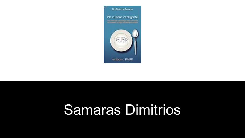 livres de Samaras Dimitrios