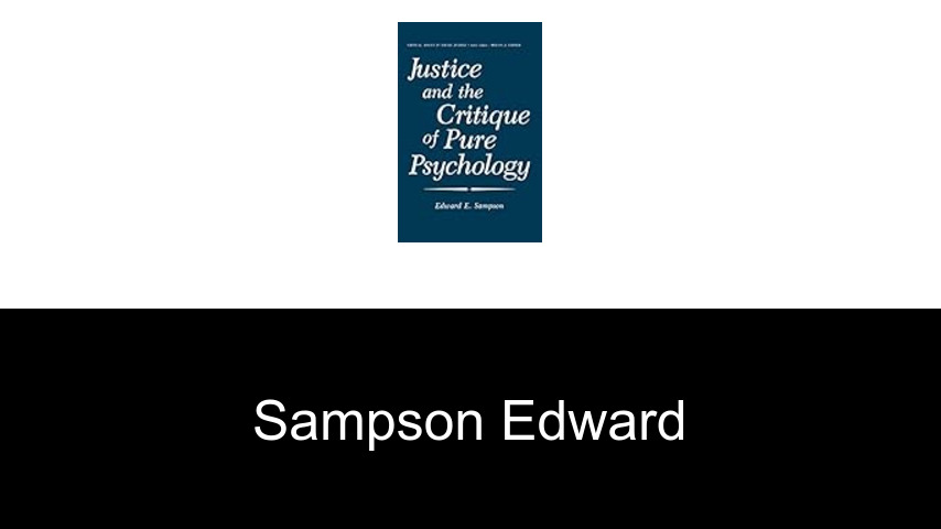 livres de Sampson Edward