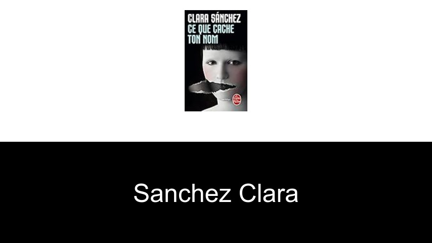 livres de Sanchez Clara