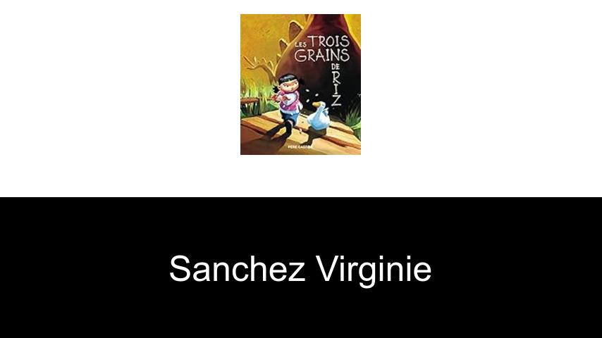 livres de Sanchez Virginie