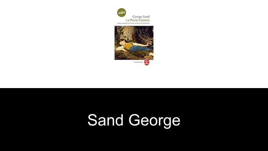 livres de Sand George