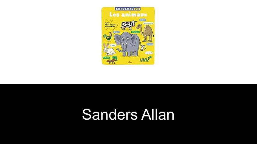 livres de Sanders Allan