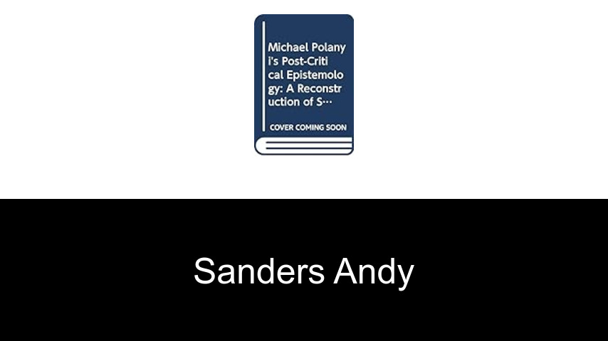 livres de Sanders Andy