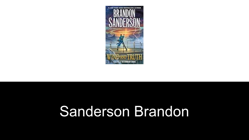 livres de Sanderson Brandon