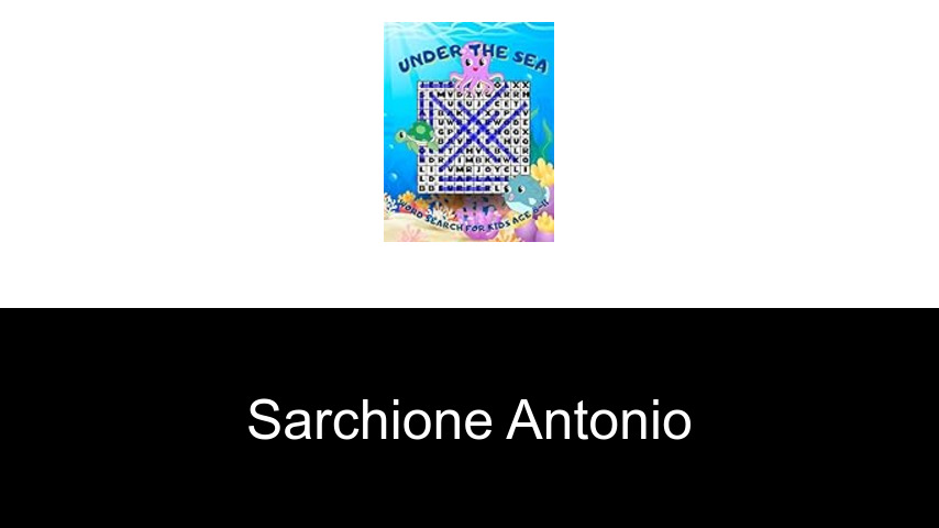livres de Sarchione Antonio