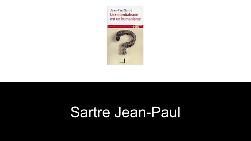 livres de Sartre Jean-Paul