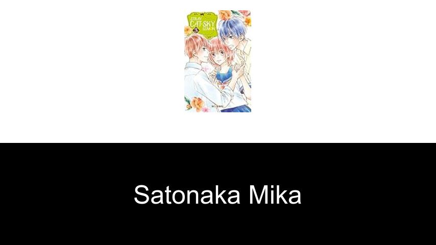 livres de Satonaka Mika