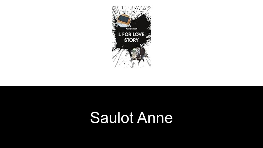 livres de Saulot Anne