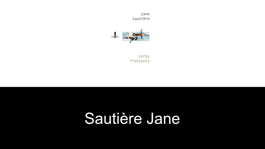 livres de Sautière Jane