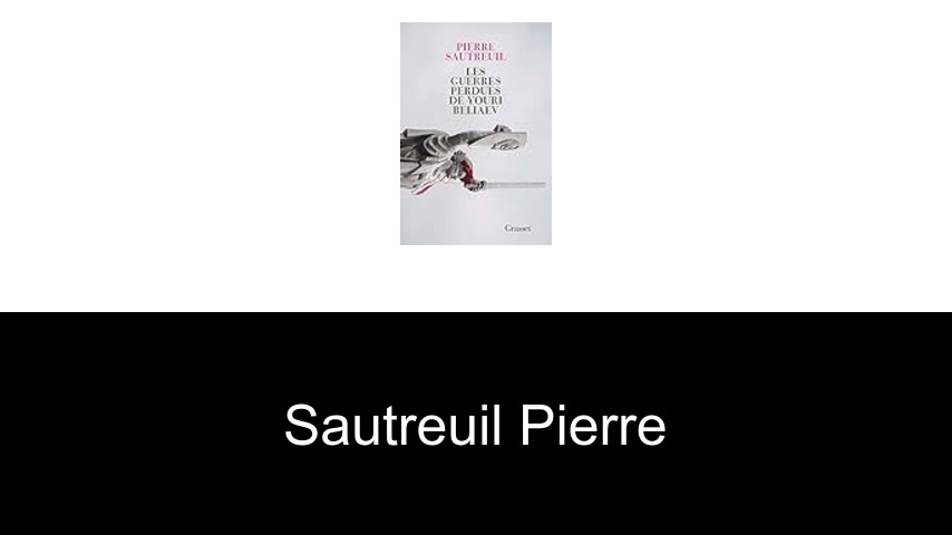 livres de Sautreuil Pierre
