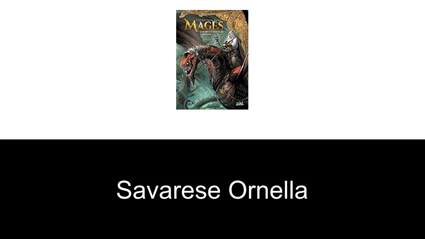 livres de Savarese Ornella