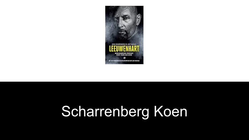 livres de Scharrenberg Koen