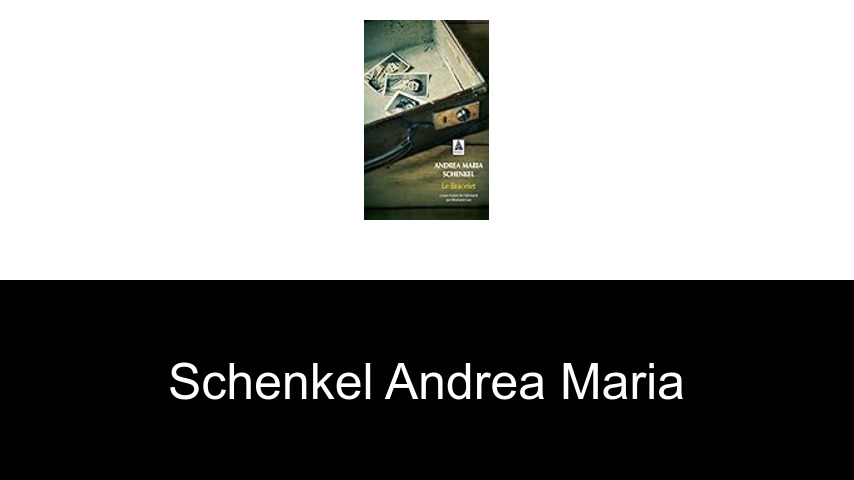 livres de Schenkel Andrea Maria