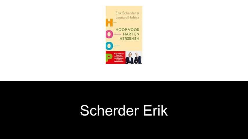 livres de Scherder Erik