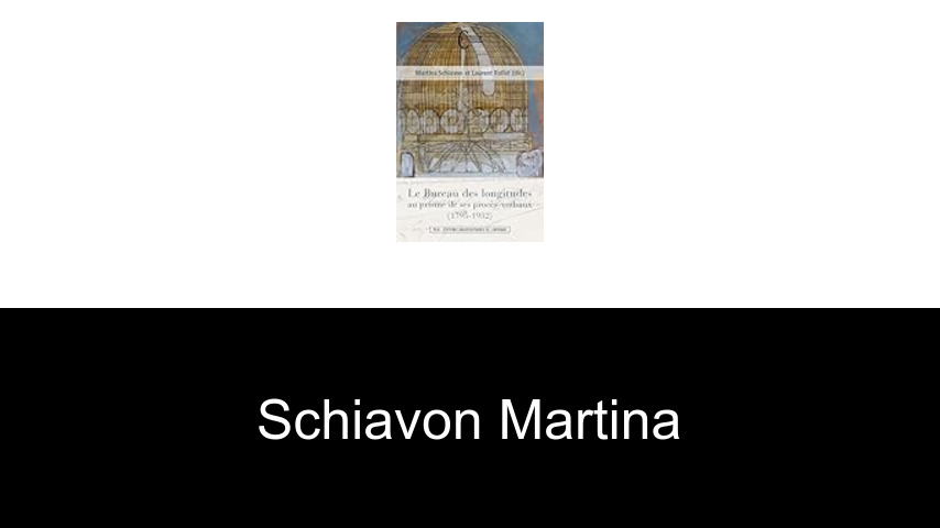 livres de Schiavon Martina