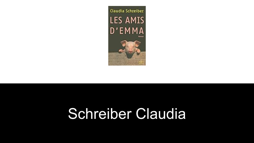 livres de Schreiber Claudia