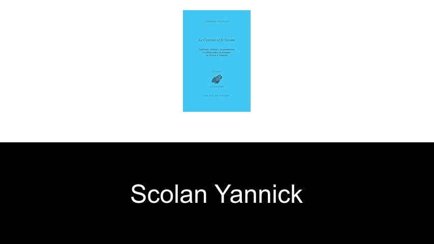 livres de Scolan Yannick