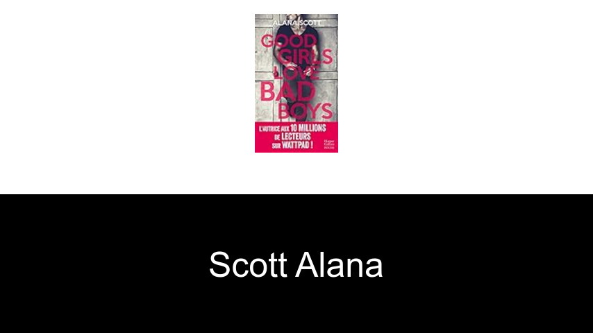 livres de Scott Alana