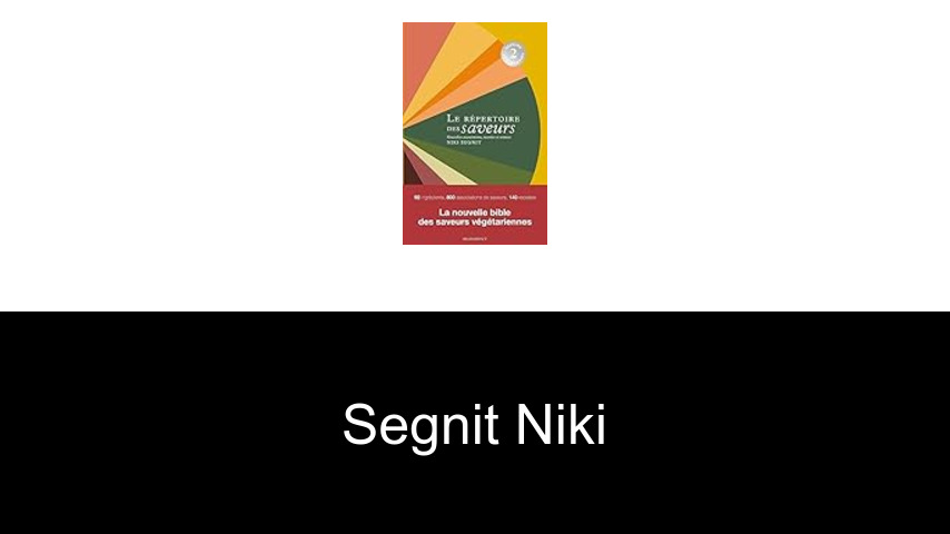 livres de Segnit Niki