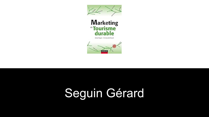 livres de Seguin Gérard