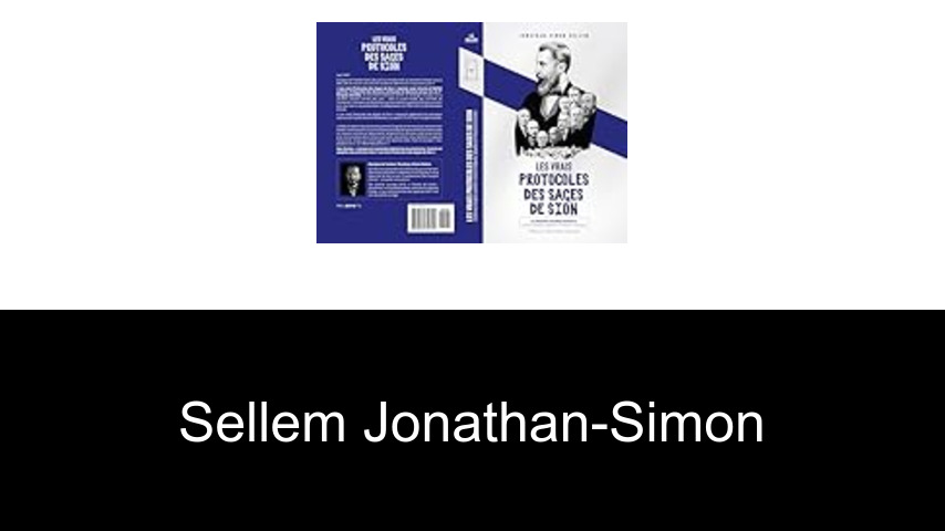 livres de Sellem Jonathan-simon