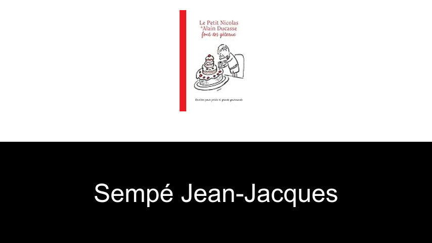 livres de Sempé Jean-Jacques
