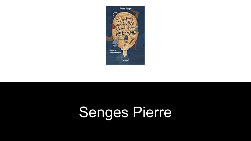 livres de Senges Pierre